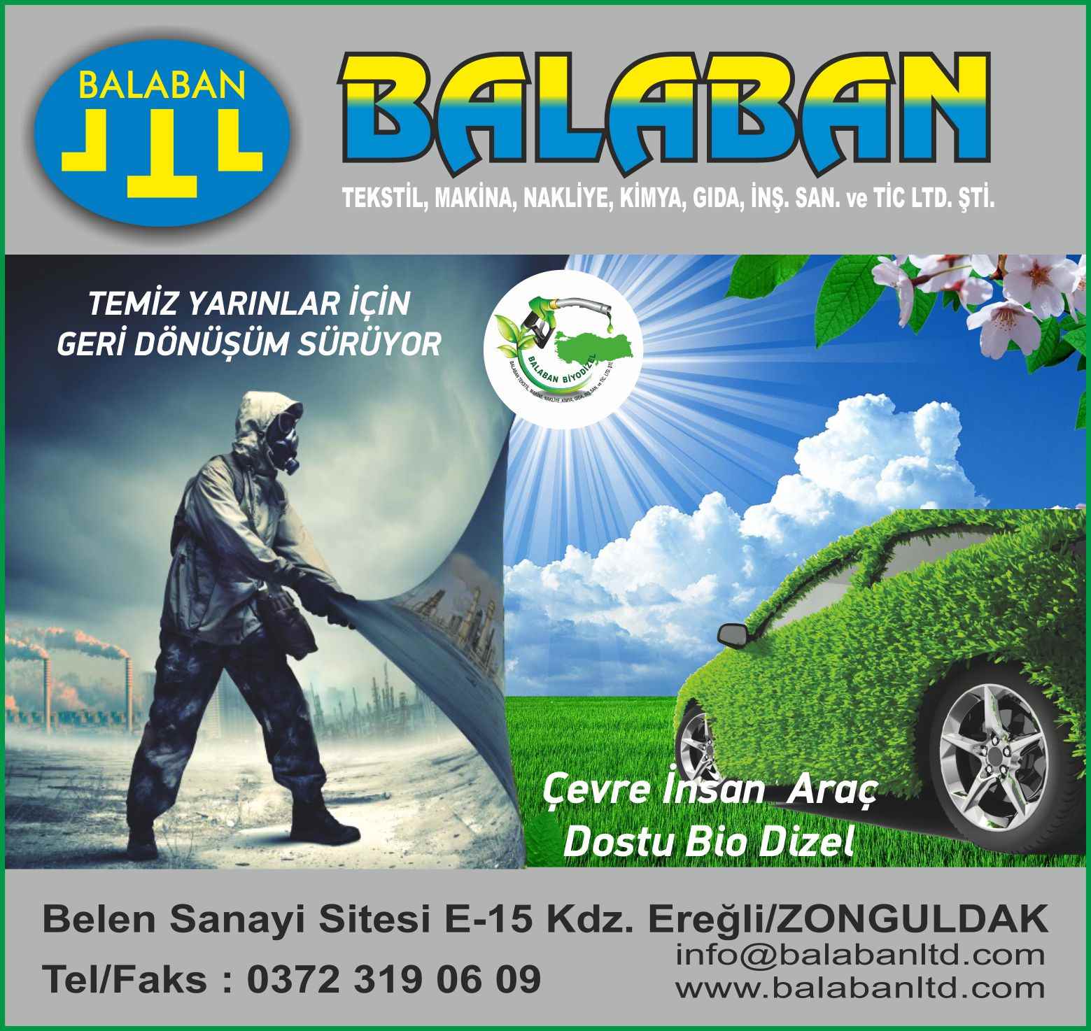 Balaban Bio Dizel Kdz. Ereğli 