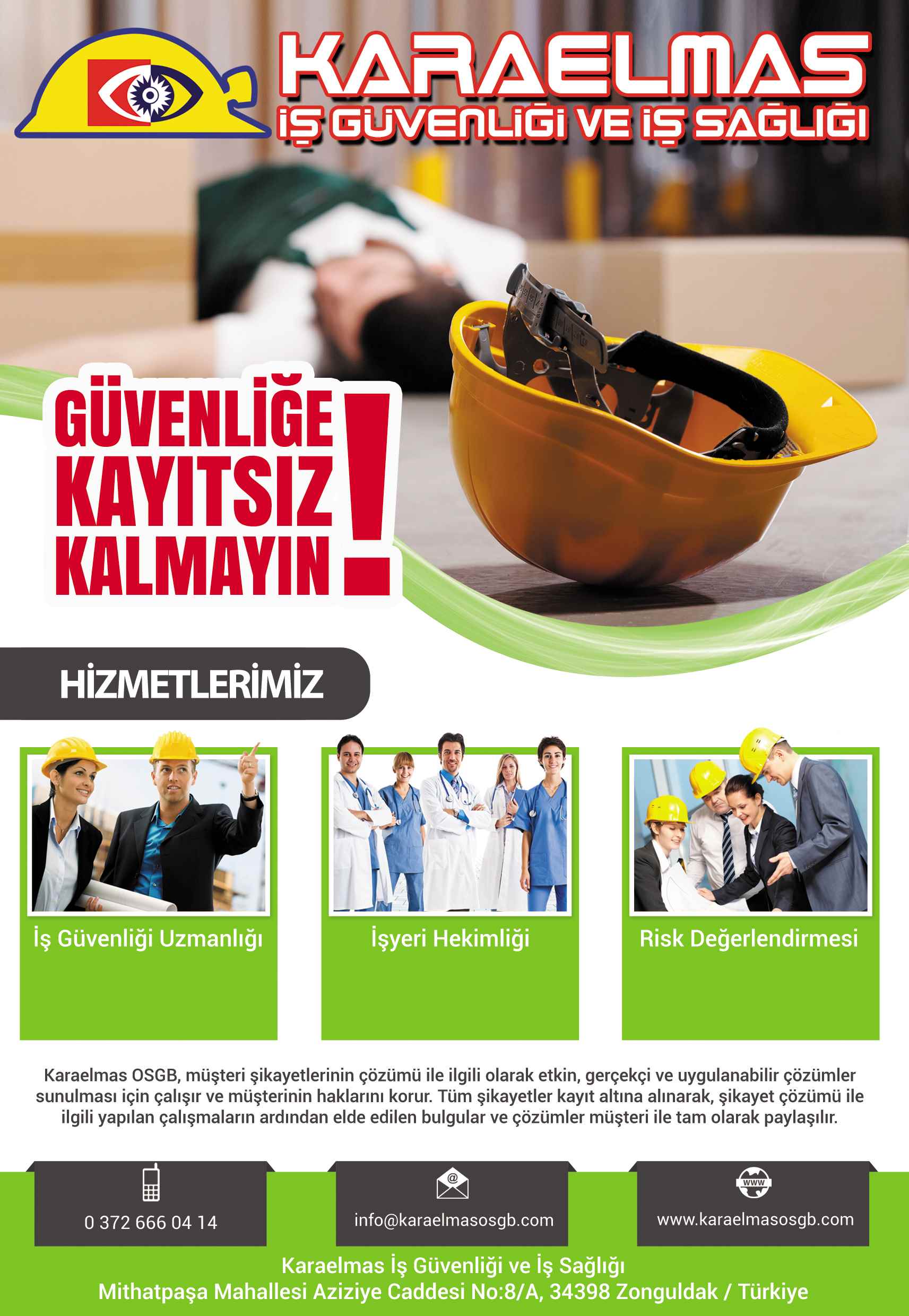 Karaelmas İş Güvenliği Ve İş Sağlığı Zonguldak