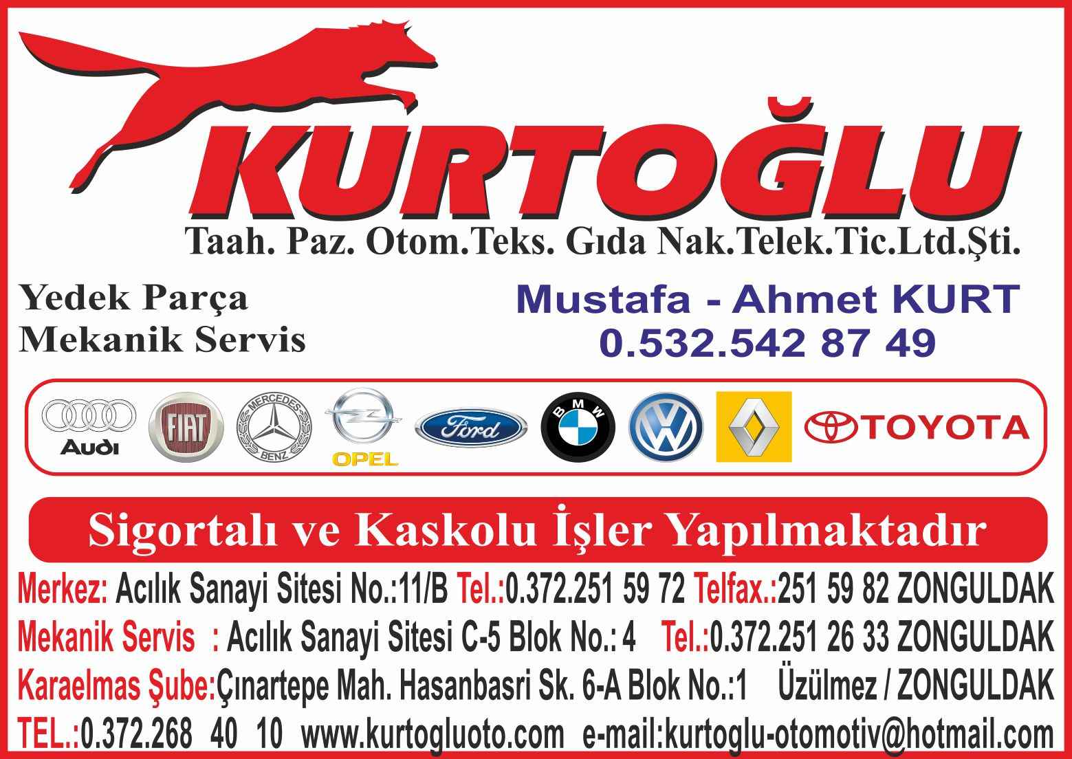 Kurtoğlu Otomotiv Zonguldak