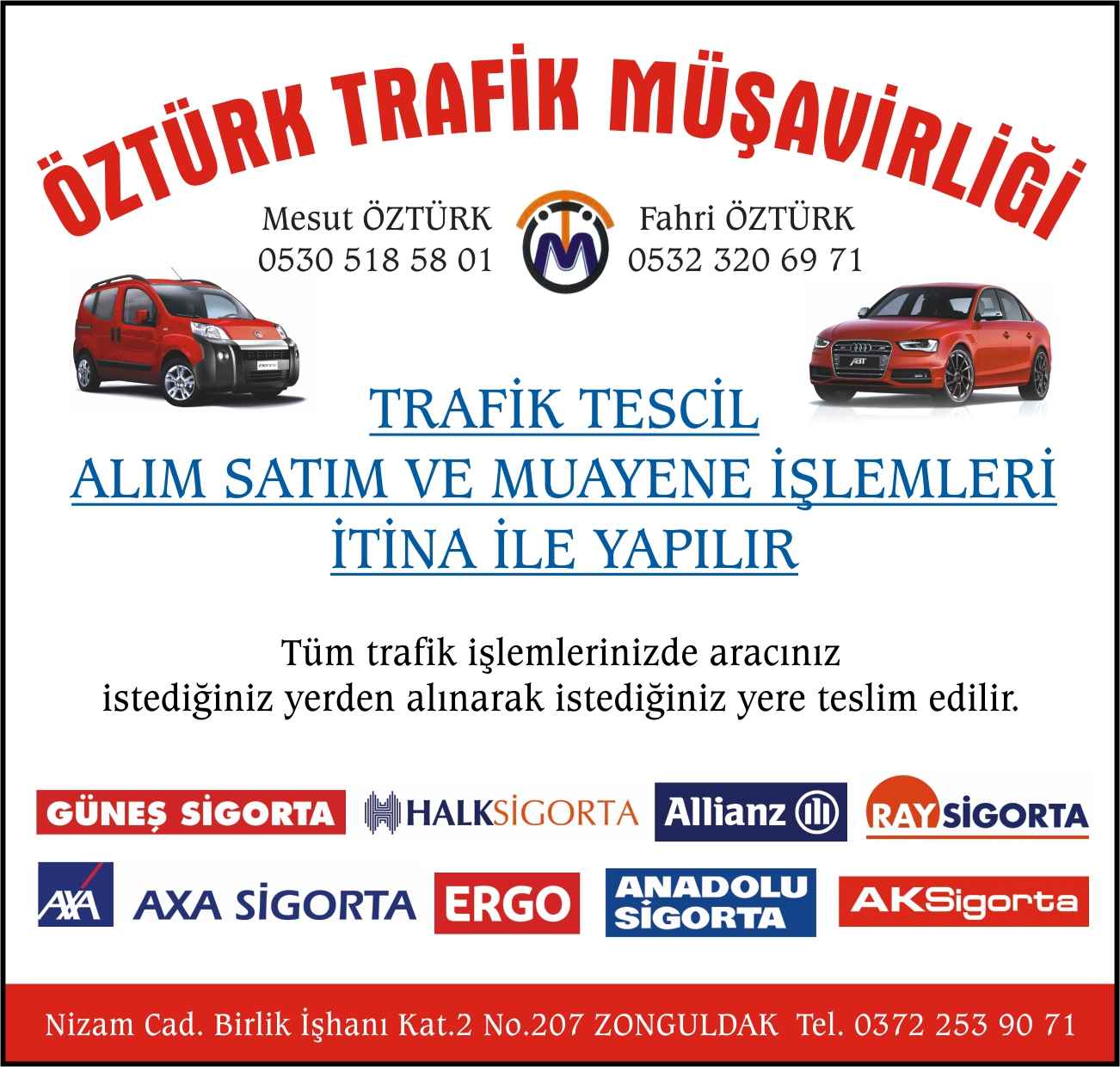 Öztürk Trafik Müşavirliği Zonguldak
