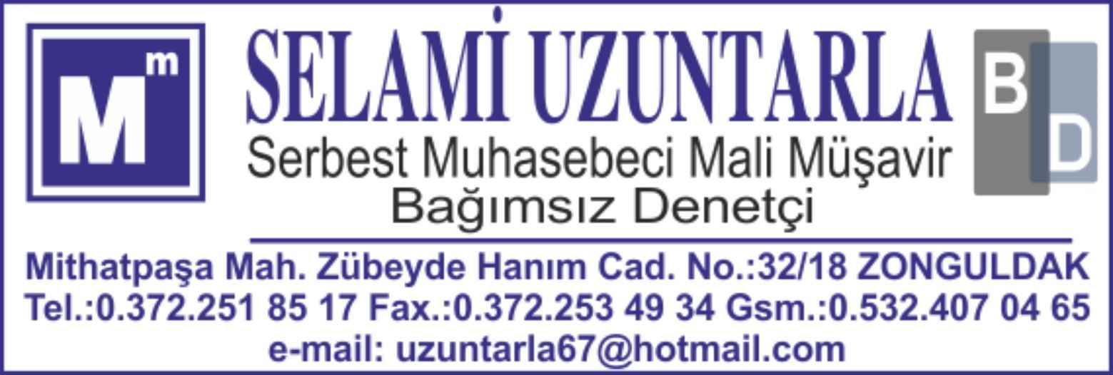 Serbest Muhasabeci Mali Müşavir Bağımsız Denetçi Zonguldak
