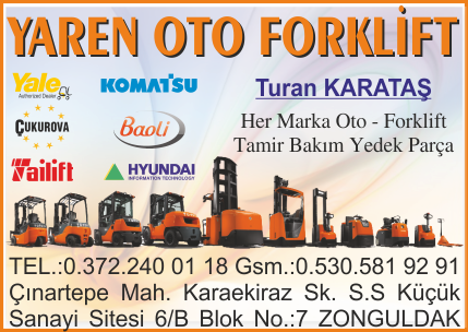 Yaren Oto Forklift Zonguldak